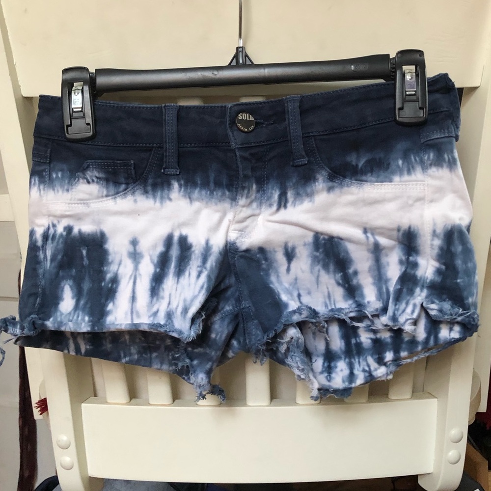 Cute tie dye ombré shorts